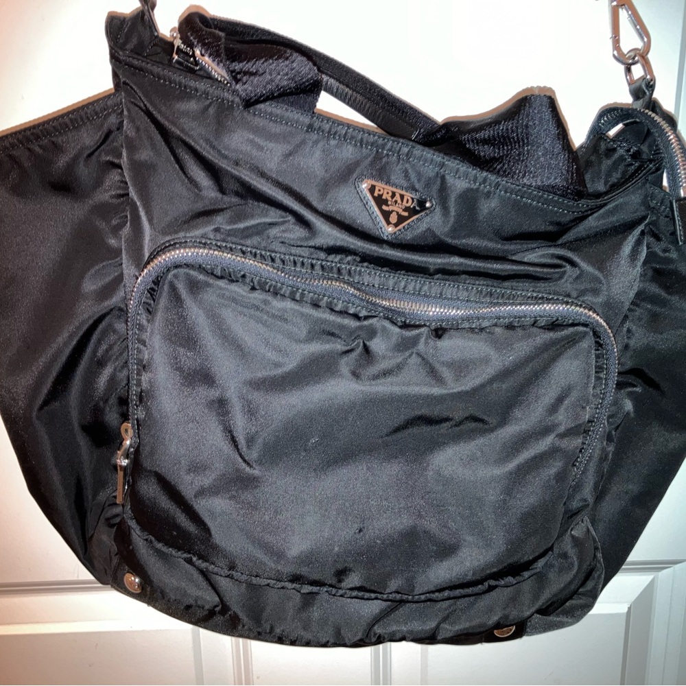 Prada Re-Nylon diaper/baby bag
